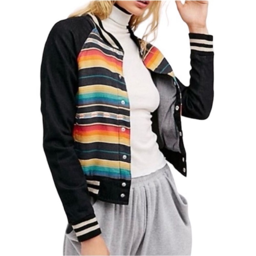 Mother Letterman Snap Jacket - image 1